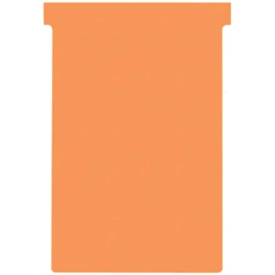 Afbeelding van Nobo T planbordkaarten index 4, ft 180 x 124 mm, oranje