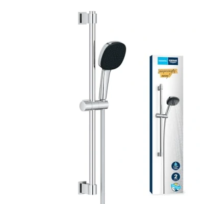 Afbeelding van GROHE QuickFix Vitalio Comfort 110 glijstangset 60 cm en handdouche