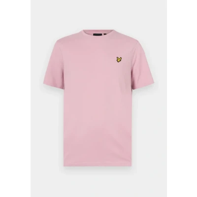 Afbeelding van Lyle &amp; Scott Plain Tshirt basic, Heren, Maat: Small, Pink light