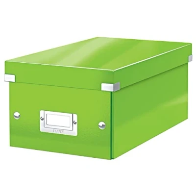 Afbeelding van DVD box Leitz WOW ClickStore 206 x 147 352 mm groen