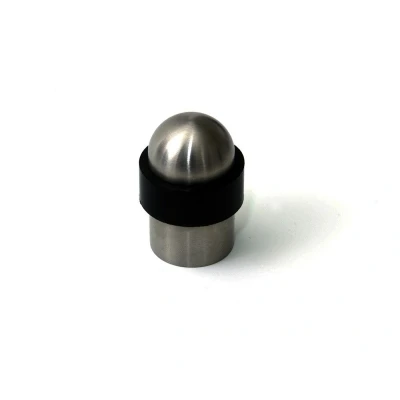 Afbeelding van DX Deurstopper Vloermodel Ronde Bovenkant RVS/Zwart 29x50mm DST V RB 29SF