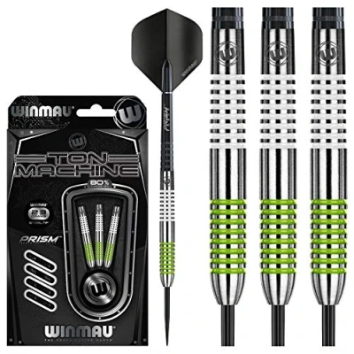 Afbeelding van WINMAU Ton Machine: Steeltip Tungsten Dartpijlen Professioneel 23g