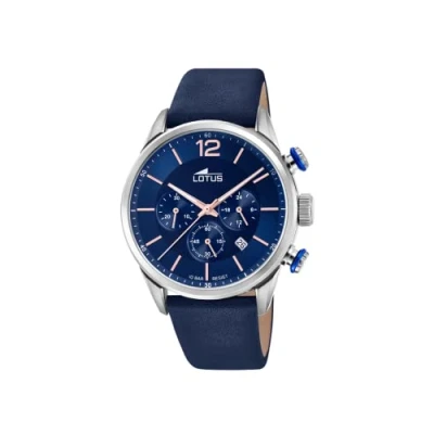 Afbeelding van Lotus Heren chronograaf kwartshorloge met roestvrij stalen armband 18689/2