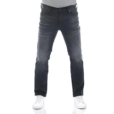 Afbeelding van Mustang Tramper Straight leg jeans dark, Heren, Maat: 34x32, Dark