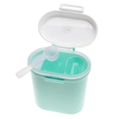 Afbeelding van TOPINCN Baby Melk Poeder Doos Formule Dispenser Plastic Draagbare Kids Snack Voedsel Fruit Snoep Opslag Container Grote Capaciteit (Grote Grootte Groen)
