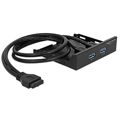 Afbeelding van 3.5″ Voorpaneel &gt; 2 x USB 3.0 Delock