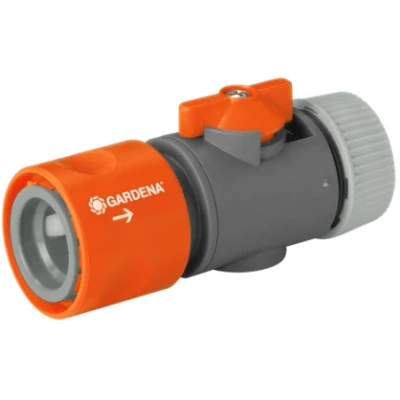 Afbeelding van Gardena slangstuk met reguleerventiel 13 mm (1/2&quot;)