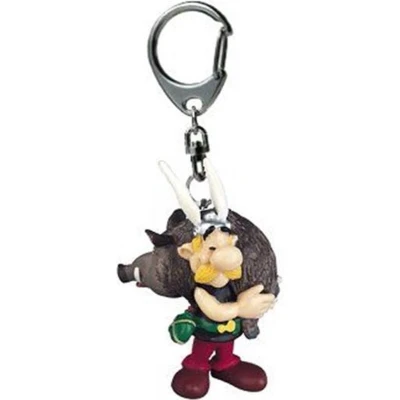 Afbeelding van Asterix &amp; Obelix: met everzwijn 6 cm sleutelhanger