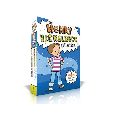 Afbeelding van the Henry Heckelbeck Collection: Gets a Dragon; Never Cheats; and Haunted Hideout; ... Spells Trouble