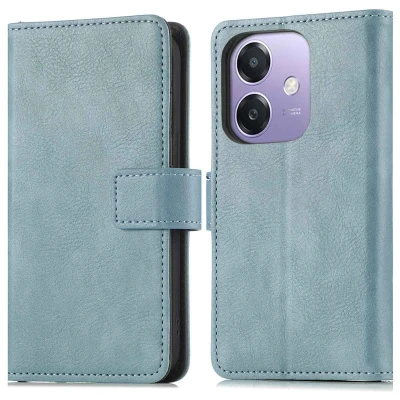 Afbeelding van Oppo A60 (5G) Hoesje Kunstleder imoshion Bookcase Lichtblauw Telefoonhoesje