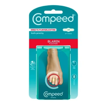 Afbeelding van Compeed Blister On Toe pleister SS17 XS