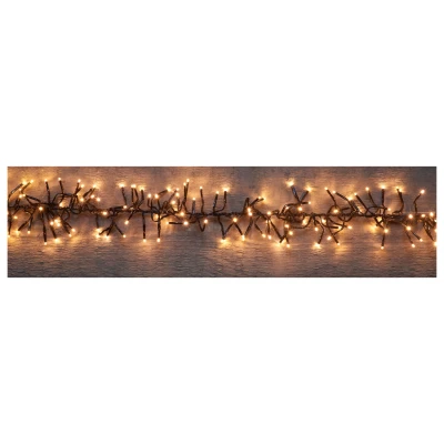 Afbeelding van Anna&#039;s Collection Cluster Classic led Flash Kerstverlichting 4.5 m Warm Wit 768 4m Aanloopsnoer