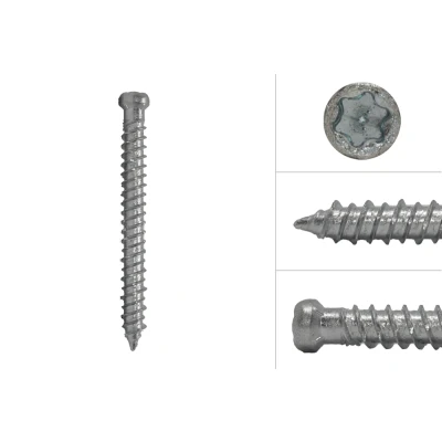 Afbeelding van Kozijnschroeven Cilinderkop verzinkt 7.5 x 72 mm 100 Stuks