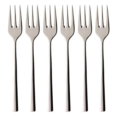 Afbeelding van VILLEROY &amp; BOCH Piemont 18/10 Gebaksvorken Set van 6
