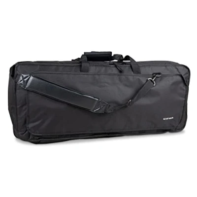 Afbeelding van GEWA Keyboard Gig Bag Basic F (scheur en waterbestendig, Cordura 600 Denier, schuimvulling met hoge dichtheid, riemrand, metalen karabijnhaak, naamplaatje, zachte draaggreep, 85 x 32 10 cm)