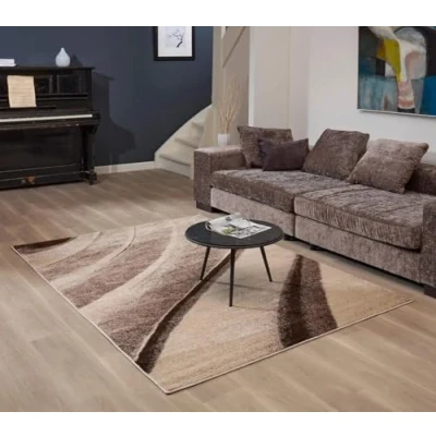 Afbeelding van Flycarpets Lima Modern Bruin Vloerkleed Designer 160 X 230 CM