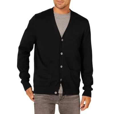 Afbeelding van Amazon Essentials Men&#039;s Vest van katoen, Zwart, L