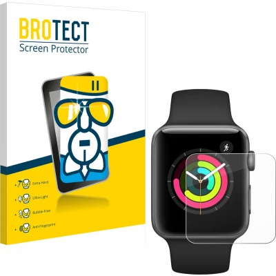 Afbeelding van BROTECT Glas Screen Protector voor Apple Watch Series 3 (42 mm) Schermbeschermer [9H Hardheid, Beschermglas Folie niet Gehard Glas]