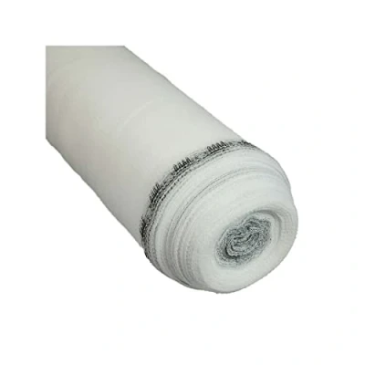 Afbeelding van Wit steigernet 3,07 m x 20 Professionele kwaliteit TECPLAST 50EC Steigerbeschermingsnet voor bouwplaatsen Grindbescherming