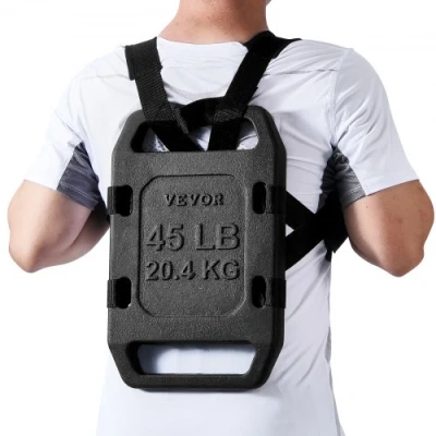 Afbeelding van VEVOR Ruck Gewichten Halterplaat Handvat Enkel Gietijzer 20,4 kg Krachttraining
