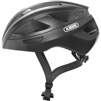 Afbeelding van ABUS Macator Racefiets Helm Sportieve Fietshelm Voor Beginners Dames en Heren Grijs, Maat L
