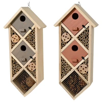 Afbeelding van Decoris Insectenhotel/Nestkast Xl Nestkast Terra Antraciet