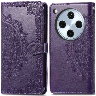 Afbeelding van Oppo Find X8 Pro Hoesje Kunstleder imoshion Bookcase Paars Telefoonhoesje