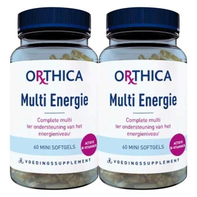 Afbeelding van Gratis Verzending: 2x Orthica Multi Energie 60 softgels