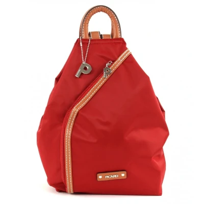 Afbeelding van Picard Dames rugzak Sonja van nylon medium breedte 9 cm hoogte 32 lengte 29 met ritssluiting dagelijks gebruik uitgaan , rood