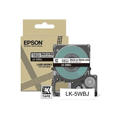 Afbeelding van Epson LK 5WBJ Zwart, Wit