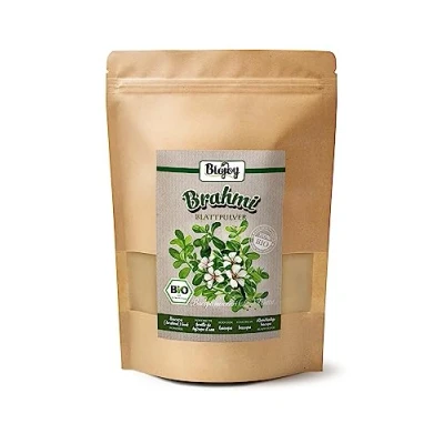 Afbeelding van Biojoy BIO Brahmi poeder (500 g), natuurlijk en zonder additieven (Bacopa monnieri (L.) Wettst.)