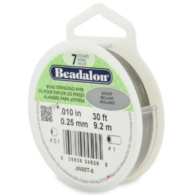 Afbeelding van Beadalon 7 kralenkoord, 0,25 mm (0,010 inch), meerkleurig