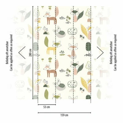 Afbeelding van AS Creation The Wall Travel Styles Multicolor 39189 1 391891 Multicolour / Creme