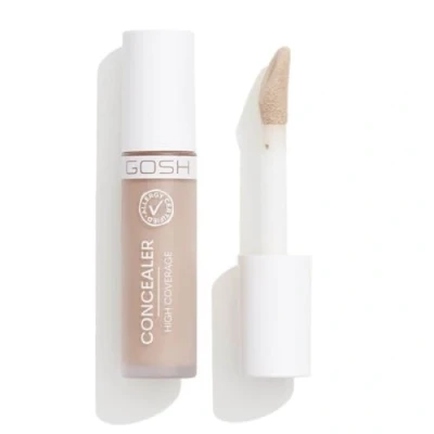 Afbeelding van GOSH concealer High Coverage Hoge dekking, vloeibare voor het afdekken van kringen rond de ogen, roodheid en onzuiverheden gevoelige huid, langdurig veganistisch,