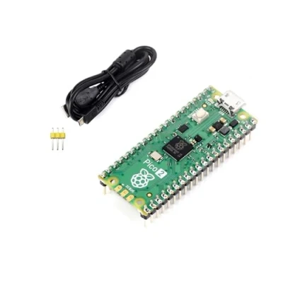 Afbeelding van Waveshare Kleurrijke Pre Soldered Raspberry Pi Pico 2 met Header RP2350 Microcontroller Board Mini Kit Gebaseerd op Chip, Dual core &amp; architectuur, Ondersteuning C/C++/Python