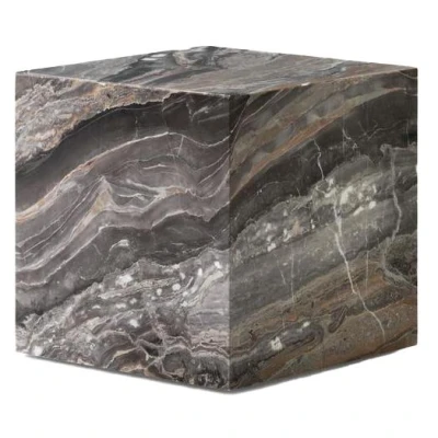 Afbeelding van Audo Copenhagen Plinth Cubic Bijzettafel 40x40 Grey Galaxy