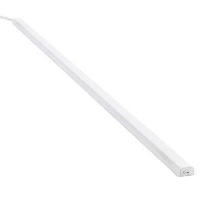 Afbeelding van SEBSON LED Onderbouwlamp 230V Neutraal Wit Kastverlichting 80cm 12W 1000lm 4000K IP20, Lichtbalk met Stekker en Schakelaar 24x13x800mm