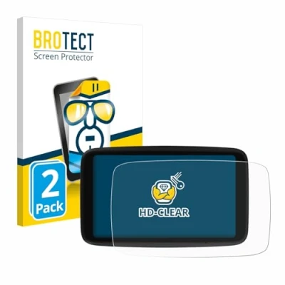 Afbeelding van BROTECT Screenprotector voor TomTom GO Advanced Folie Beschermfolie transparant (2 Stuks)