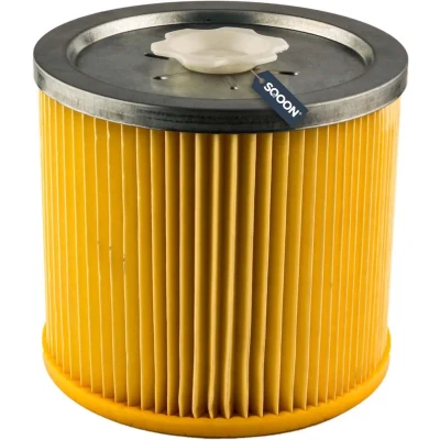 Afbeelding van SQOON® Stofzuigerfilter geschikt voor Filter Bosch PAS en GAS 12 30 cilinder Model 2 607 432 001