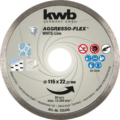 Afbeelding van KWB AGGRESSO FLEX® White Line DIAMANT doorslijpschijven ø 115 mm 725140