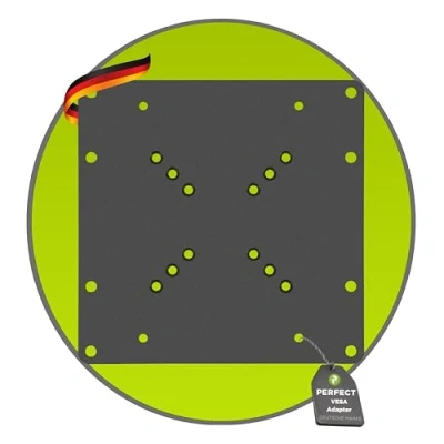 Afbeelding van Perfect Universal VESA Adpapter 50x50 tot 200x200, 1 delig, zwart
