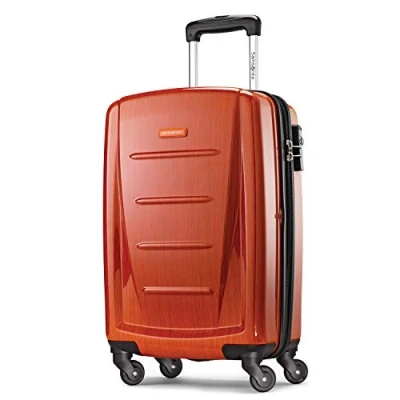 Afbeelding van Samsonite Winfield 2 Fashion Hardside Spinner Bagage Met Wielen 20 Inch Carry On Paars, Oranje