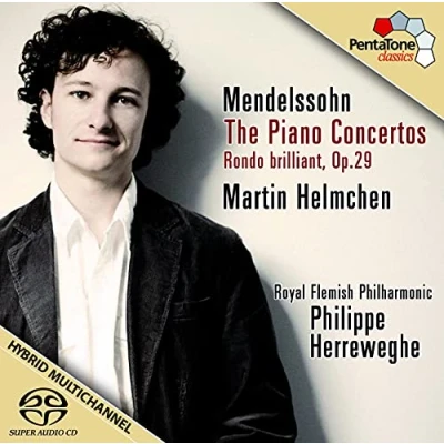 Afbeelding van Martin Helmchen, Philippe Herreweghe The Piano Concertos &amp; Rondo Brilliant (Super Audio CD)