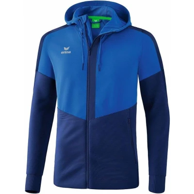 Afbeelding van Erima Squad trainingsjack met capuchon new royal/new navy