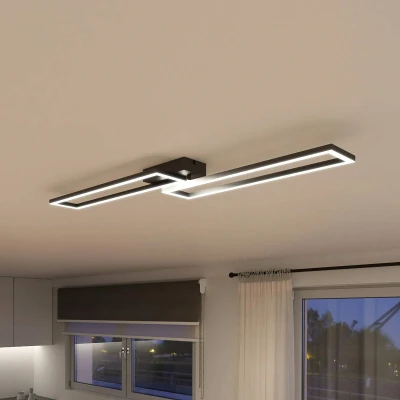 Afbeelding van Müller Licht tint LED plafondlamp Ciso, RGB, CCT, zwart