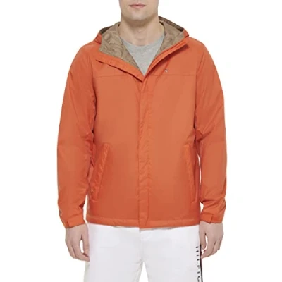 Afbeelding van Tommy Hilfiger Heren regenjas, ORANJE, 3XL