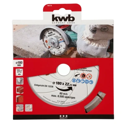 Afbeelding van KWB Kraftixx Diamantschijf 178 mm 7967 70