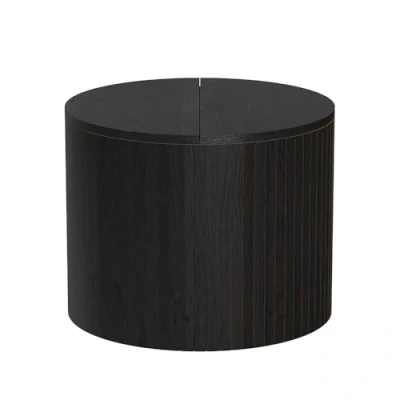 Afbeelding van Vicco Salontafel Tavilo, zwart/eiken, 48 x cm