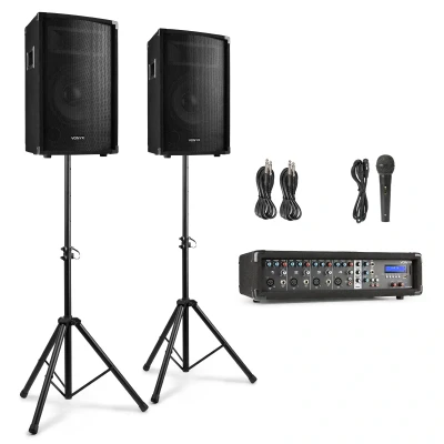 Afbeelding van Vonyx VX210 Professionele Karaokeset met 2x 10 inch speakers 4
