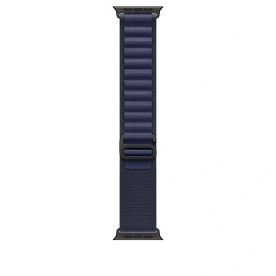 Afbeelding van Apple Watch 49mm Alpine Loop M Black Titanium Finish Navy